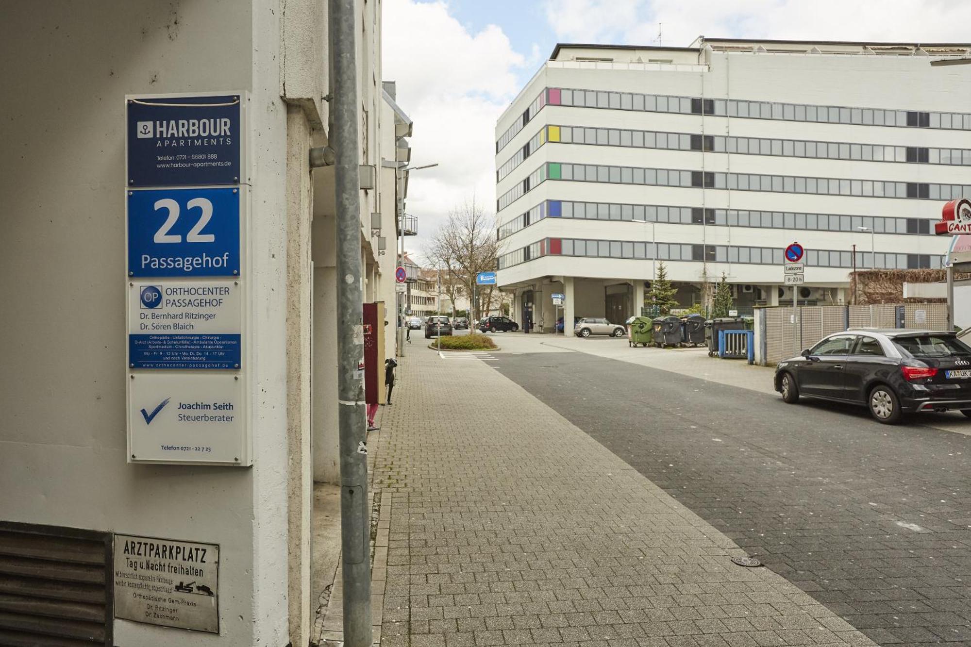 Harbour Apartments Karlsruhe Eksteriør billede